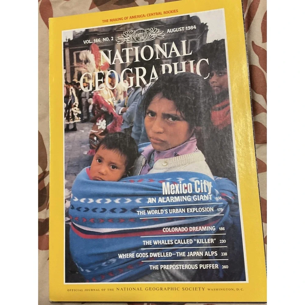 Vintage 1984 National Geographic Magazine Lot Jan May Jul Aug Nov‎ Underground